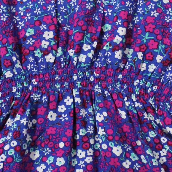 NEW Joe Fresh Purple Allover Floral Print Dress - Picture 4 of 8